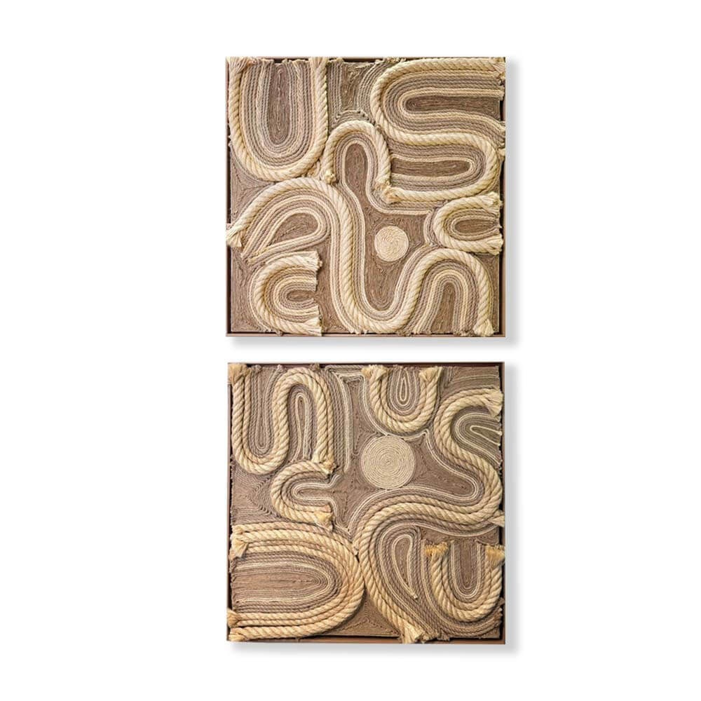 Conjunto de Quadros Tramas 06